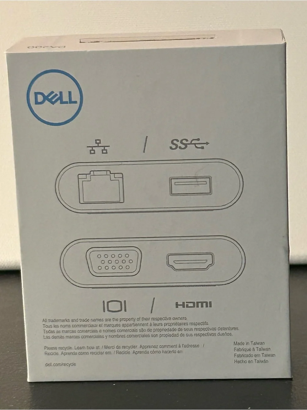 Dell Black USB-C Adapter Compact Connector
